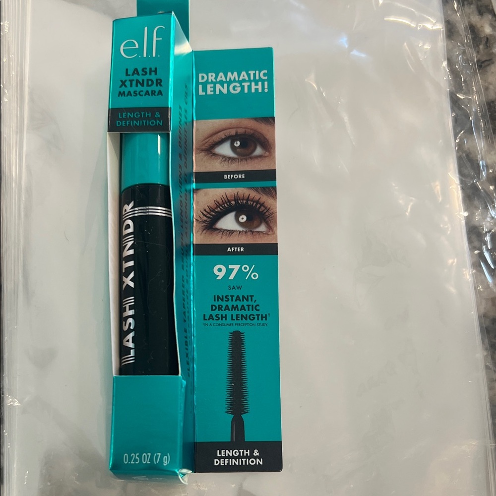 New inbox Elf Dramatic Length mascara. Color is Pitch Black.
